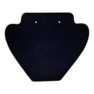 Necklace and Earring Black Fake Velvet Jewelry Display